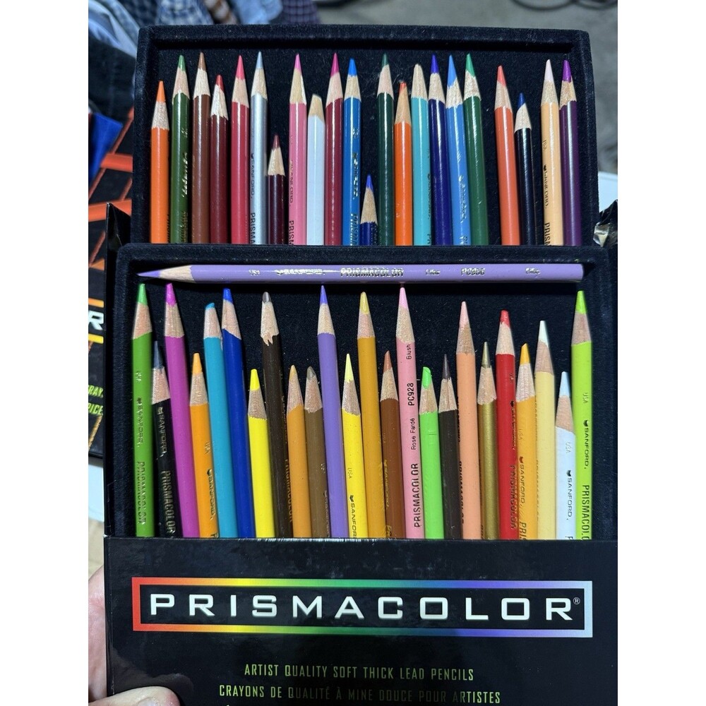 Vintage Sanford Prismacolor Professional Art Soft Lead Colored Pencils 47*